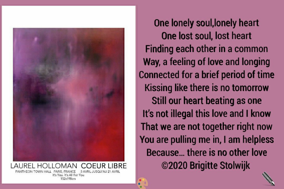 I love this painting of <a href="/LaurelLHolloman/">Laurel Holloman</a> It’s You It’s All For You. My fellow Tibetters and I see a scene from TLWOG S2ep9. Painting and Poetry come together in a beautiful way. Laurel is my artistic idol someday I hope  to tell her what she means to me and my work #London2021