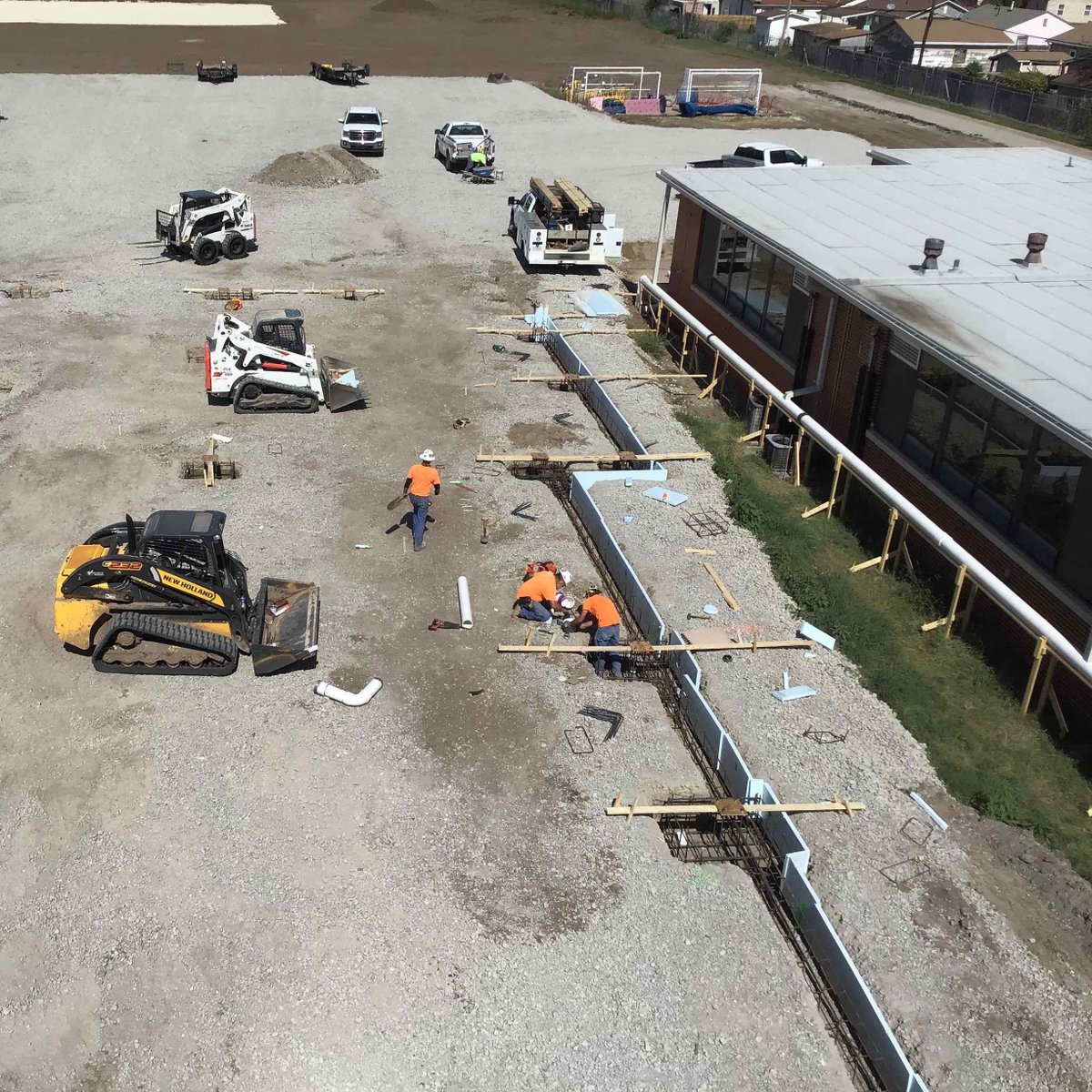 Step 1 has begun for Cooper Elementary. Foundations getting poured in preparation for concrete slab. <a href="/McCownGordon/">McCownGordon</a> #proudbuilder <a href="/CooperEagles260/">Cooper Elementary - Derby Public Schools</a>