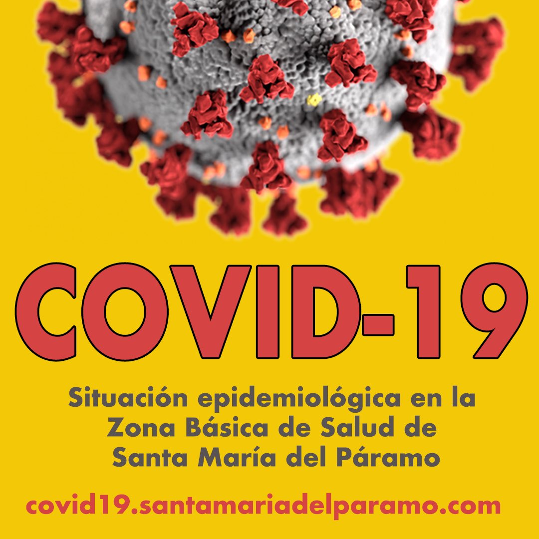 smdparamo's tweet image. Situación epidemiológica en la Zona Básica de Salud de Santa María del Páramo en  covid19.santamariadelparamo.com #coronavirus #santamariadelparamo #paramoleones #leonesp