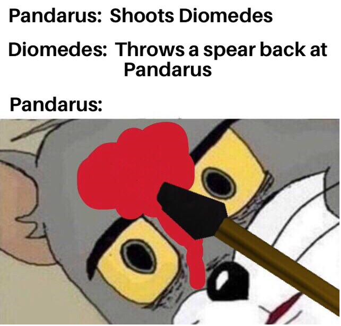 It's time for the Iliad in Memes: Book 5!