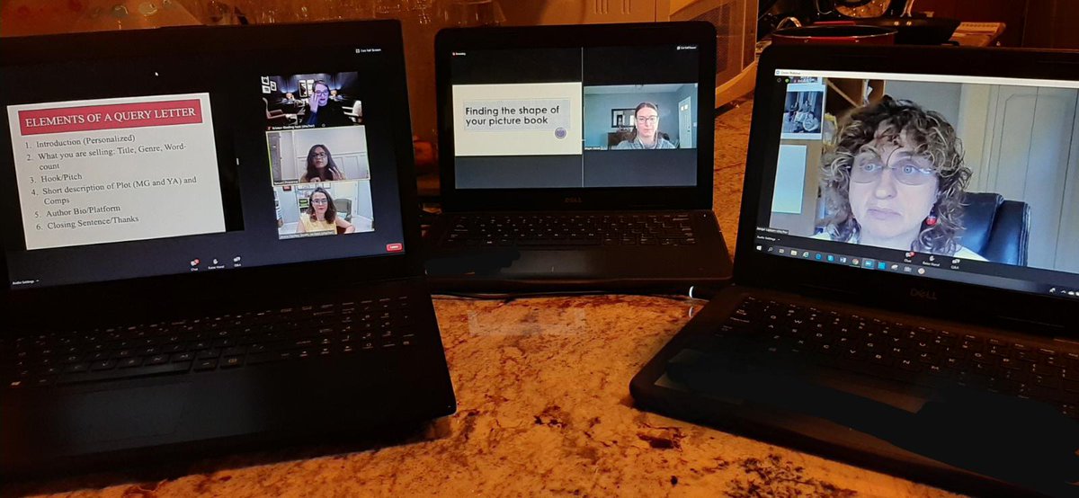 darrenclyn's tweet image. Triple screens for amazing Houston Virtual Conference @SCBWIHouston @scbwi @m_senkel @LynneKelly @Jacqui_Lipton @megadoooodle @TanusriPrasanna
