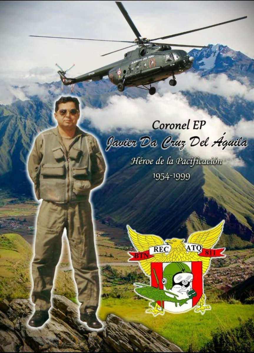 OttoGuibovich's tweet photo. Siempre hay héroes a quienes honrar. Soldados desconocidos y héroes anónimos quienes dieron su vida por una patria diferente. Que lejos estamos, desde afuera y desde adentro. Honor y gloria "Charapin" Da Cruz. @EjercitoPeru @CCFFAA_PERU @TerrorismoXXI https://t.co/kULLdLlXk4