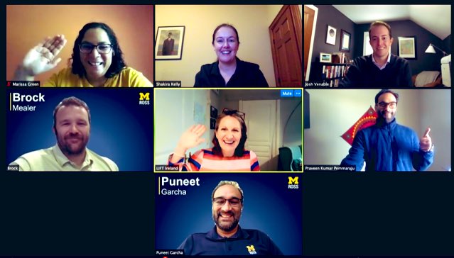 GarchaMed's tweet photo. ExecMAP team is ready for 🚀 Thank you @JoanneEntAcad for wonderful intro to @LiFTIreland . @MichiganRoss #emba26 #GoBlue https://t.co/gfGRHHm3Rf