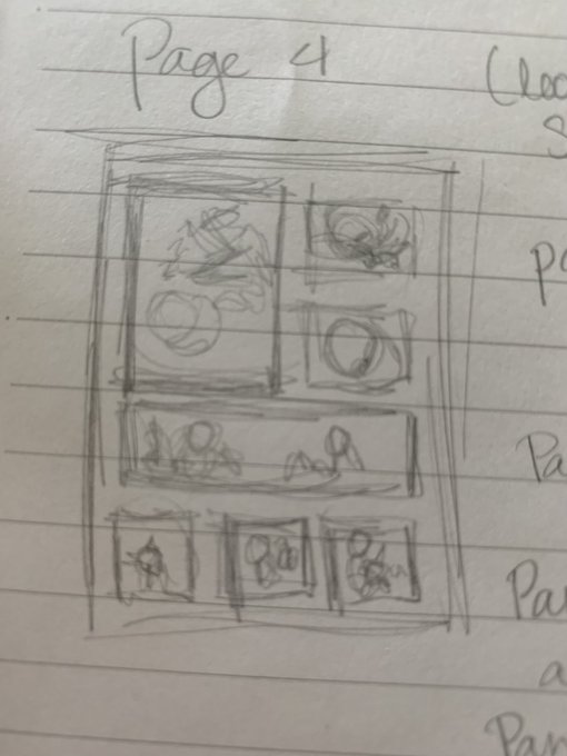Thumbnail vs rough sketch 
