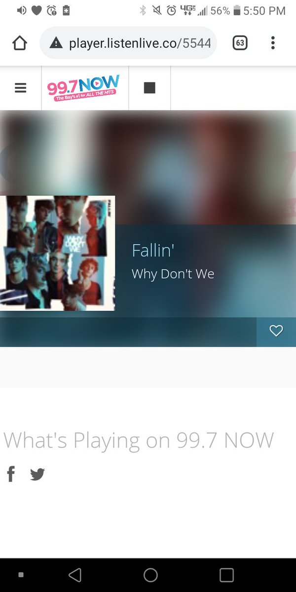 britt3___'s tweet photo. @997now @whydontwemusic @MaryDiaz997 thank you!! #Streamin_Fallin https://t.co/51J5XJQuOV