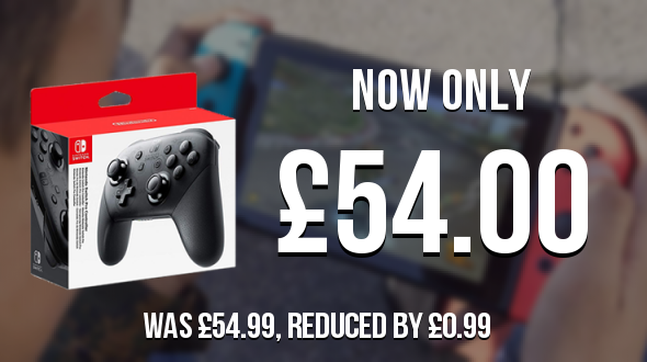 SwitchPrices's tweet photo. Pro Controller has dropped by £0.99 and is now £54.00
https://t.co/QdCiUjF8v2
#ProController https://t.co/7r1B1L4HHc