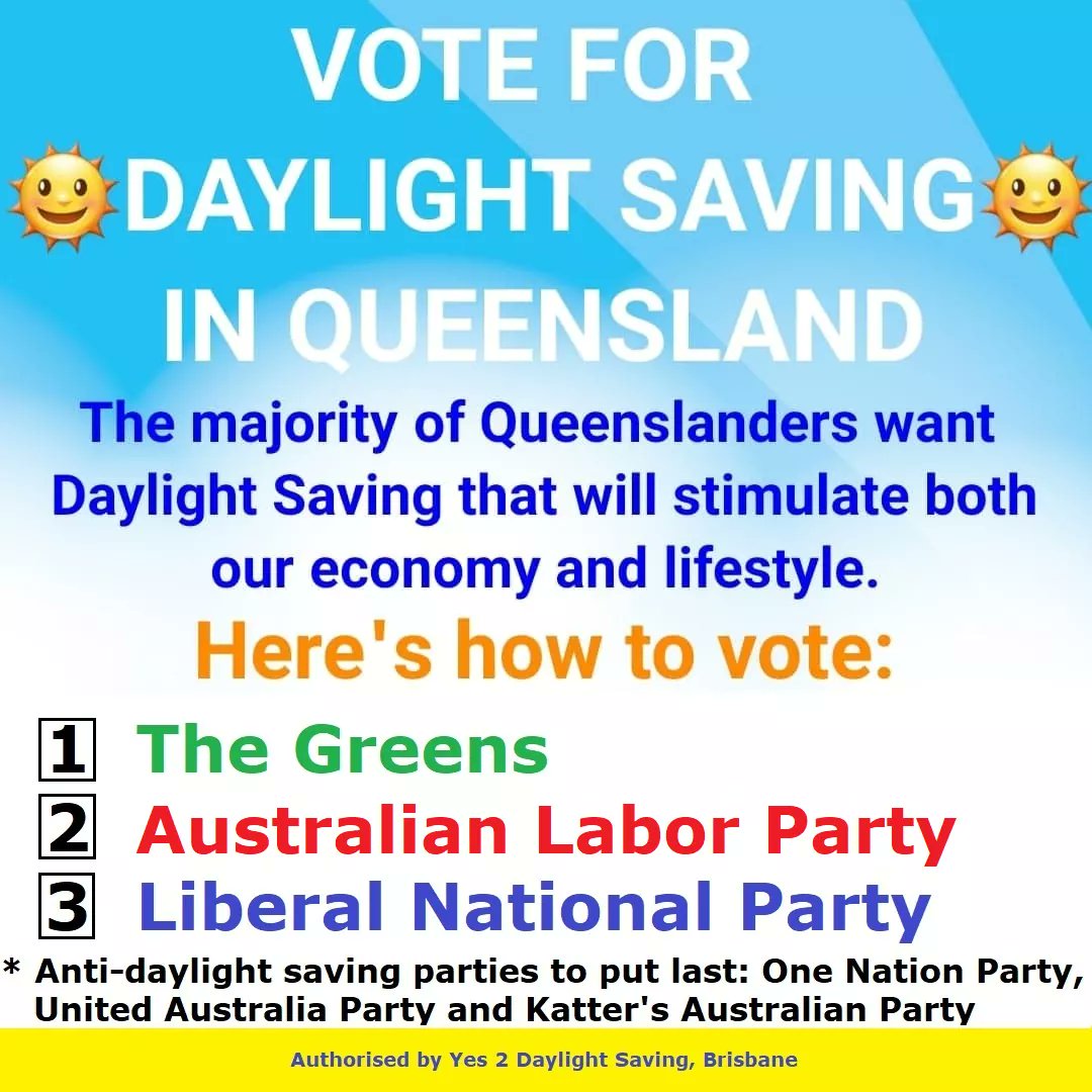YES 2 Daylight Saving tweet media