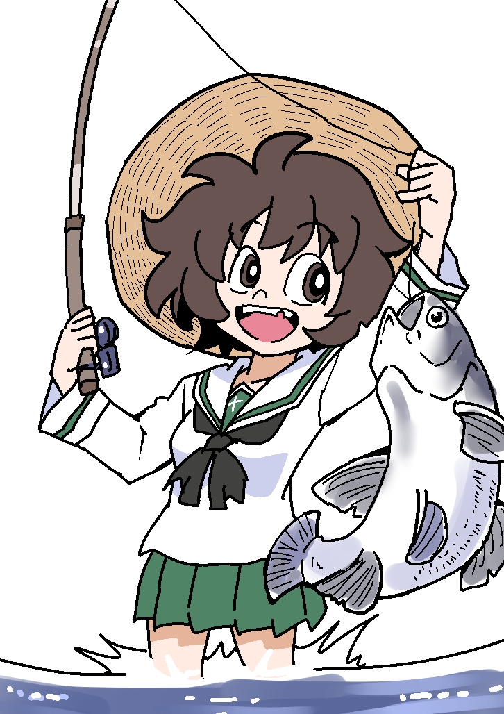 10月10日は「釣りの日」だそうです 
#秋山殿で今日の記念日 