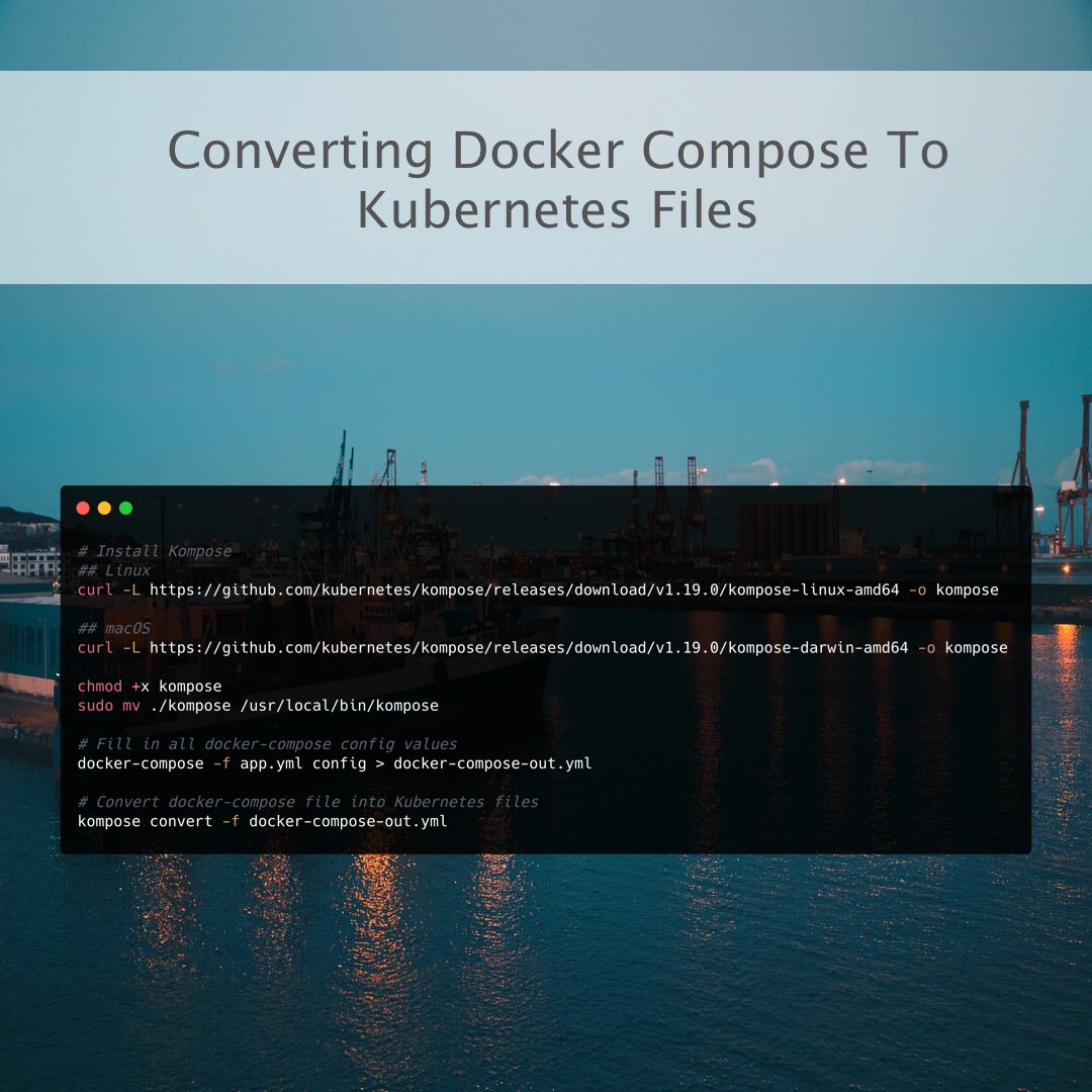 the_dev_diaries's tweet photo. #Kubernetes is a container orchestration system for automating deployment scaling and management. At some point you might want to use Kubernetes to manage your containers. There are some great tools to make that transition easier. https://t.co/nQQc9vz369 #linux #unix #docker https://t.co/ettZw7LZmE