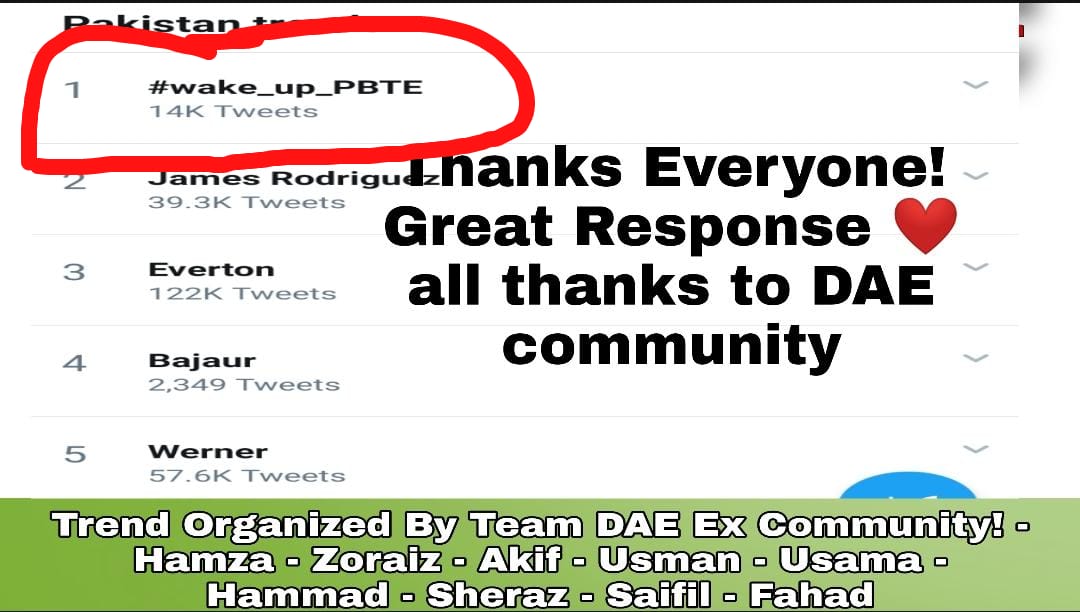 HamzaWaqarKhan's tweet photo. We are trending num #1 to expose pbte chairman how Incompetent he is! He waste our admission!! We want inquiry on him @NaazirKhanPBTE
We want suspension of chairman PBTE 
#wake_up_PBTE https://t.co/EBzjkoAdec