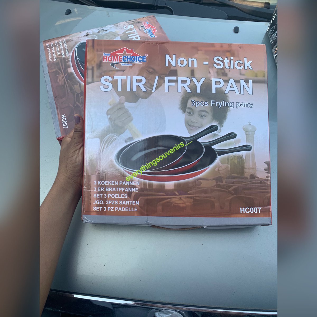 Home choice 3pcs non stick stir fry pan still available...Price- 3000 (for 3 pans)Please RT