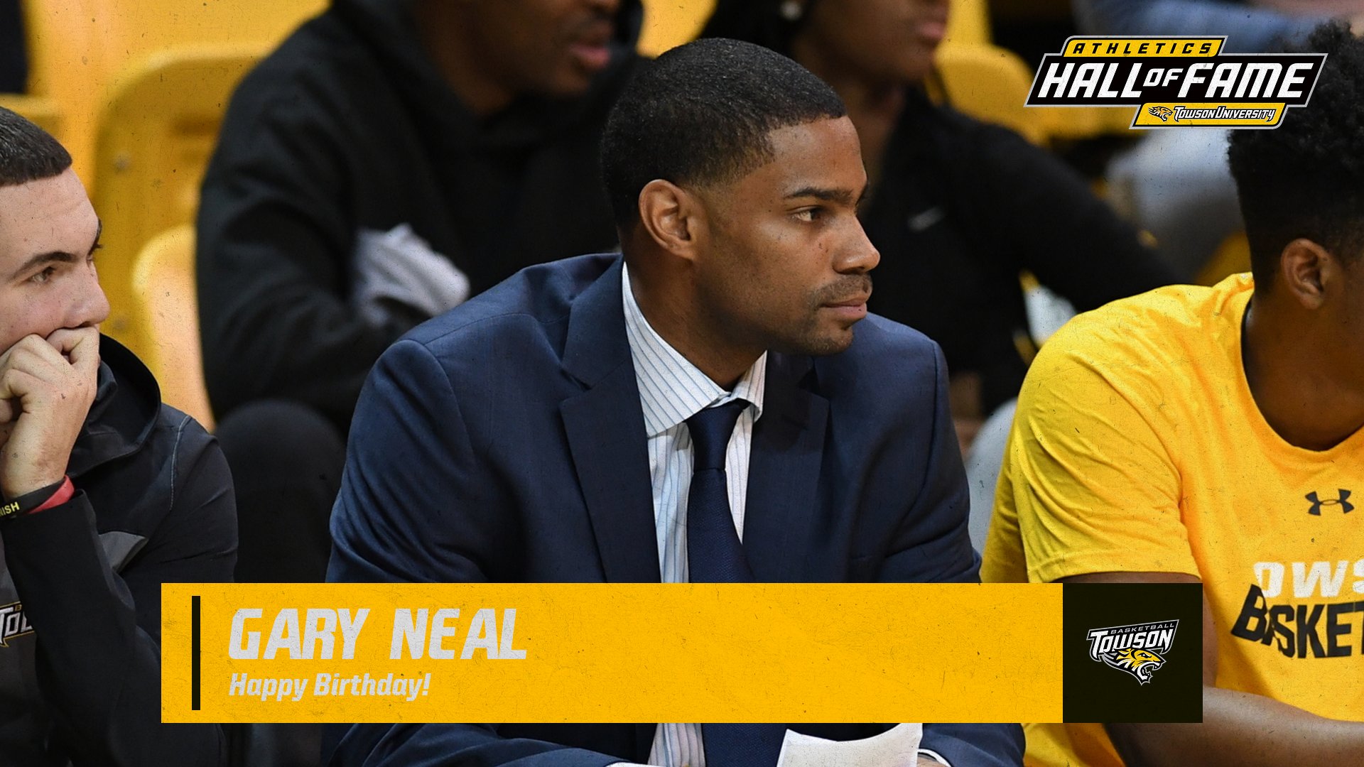 Happy birthday to graduate manager and Towson Athletics Hall of Fame member Gary Neal! 