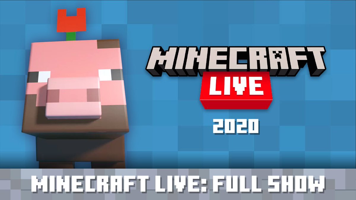 We're sure you must have a really good reason for missing #MinecraftLive – so don't worry, we've got your backs! ICYMI – or if you just want to see it all again – watch #MinecraftLive on our YouTube Channel: ↣ youtu.be/DWZIfsaIgtE ↢