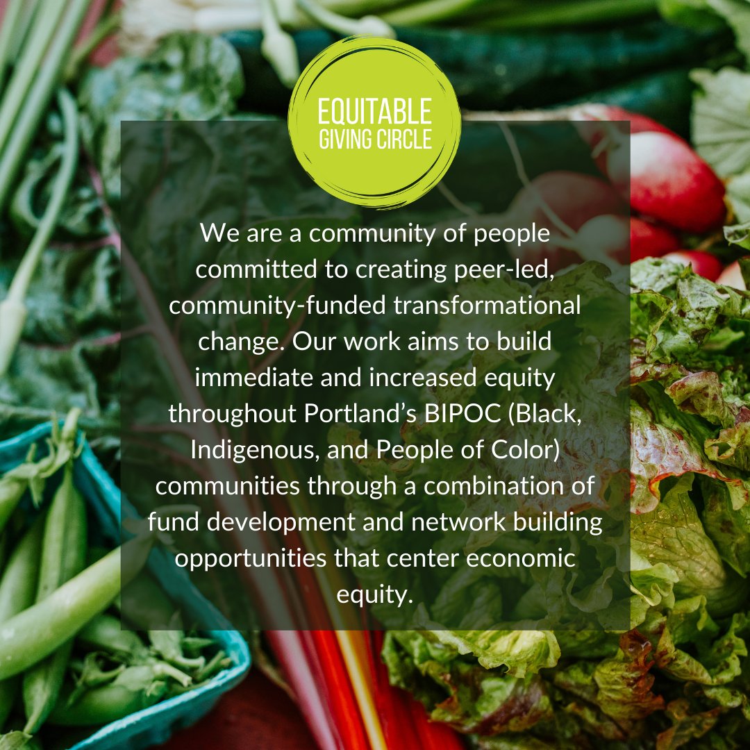 equitablegiving's tweet image. We are Equitable Giving Circle &amp;amp; our circle is POWERFUL. #equitablegiving #BIPOC #communitygiving #radicalcommunitygiving #dismantlewhitesupremacy #portlandoregon #blackjoymatters #supportblackownedbusiness #antiracism #equity #diversity #inclusion #blm #blacklivesmatter
