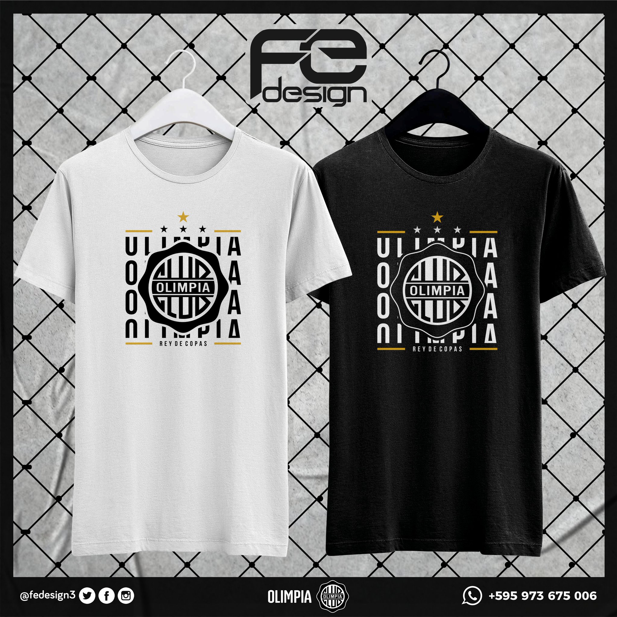 FE design on Twitter: "Remeras 100% Algodón - Diseños Exclusivos #fedesign #olimpia #reydecopas Envíos a todo el País https://t.co/Qrb67NE8wn" /