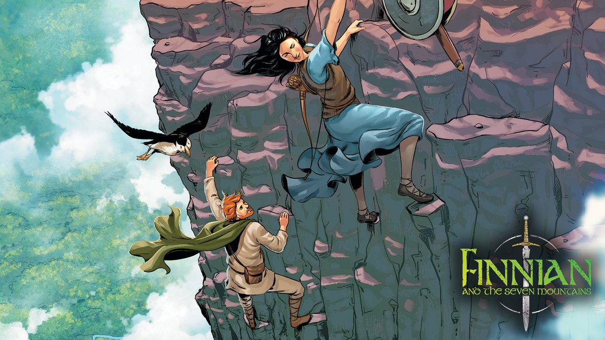 candocrowd's tweet photo. Finnian #4 - Epic Fantasy Comic Inspired by Christian Legend by Philip Kosloski https://t.co/S4oLnop3yy https://t.co/dSHsiqSYq7