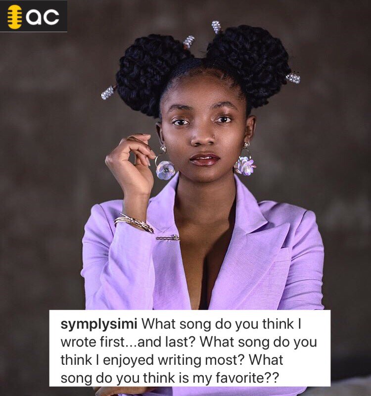 africacharts's tweet image. Drop your answers to @SympLySimi s questions about her latest EP “Restless II” in the comments #RestlessII #SimiArmy