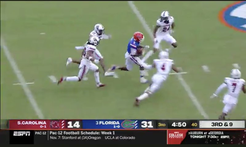 PFF_College's tweet photo. Kadarius Toney scored on this play https://t.co/LSyuVYtefJ