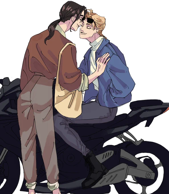 dropping eiji off at work, 