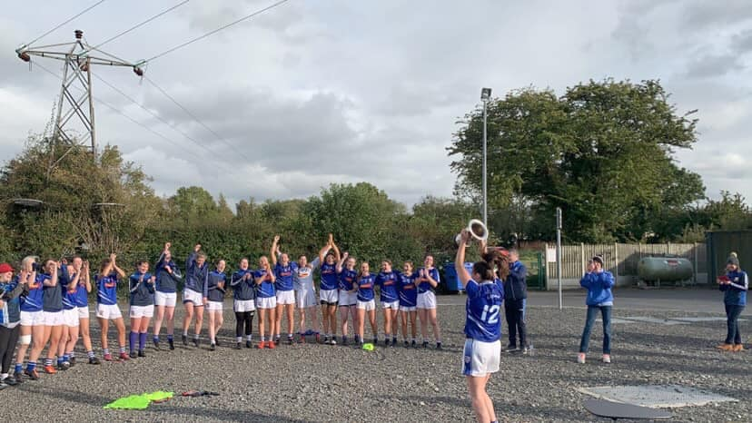 CelbridgeGAA's tweet photo. Well done to our ladies footballers &amp; management in their win today👍
The Celbridge GAA Ladies Footballers are now the Junior B County Champions. 
Junior B final result
Milltown 3.13 Celbridge 4.11 https://t.co/4nKBS9A3V0