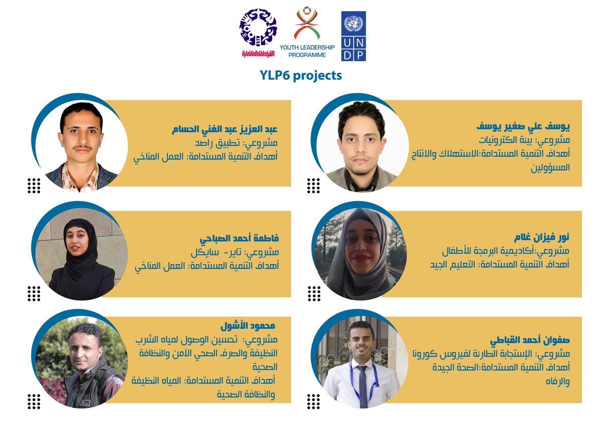 yldfyemen's tweet photo. Finally, stay toned for tomorrow’s closing ceremony and announcement of the three social entrepreneurs winners in YLP6 Yemen @wafaEryani 😉😊(18/18) #Yemeni_Youth_For_SDGs
#Decade_of_Action
#Yemeni_Youth_Never_Give_Up https://t.co/N5O3juUSAK