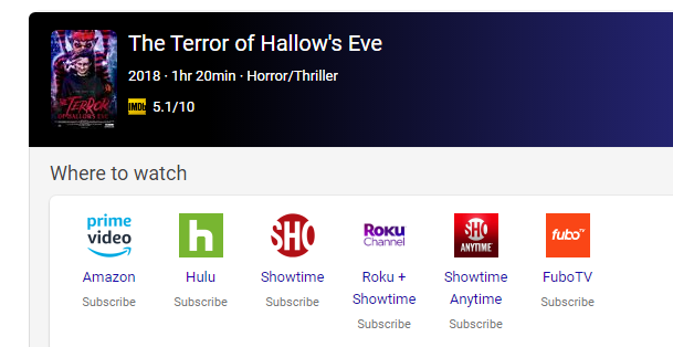 maryebrewer's tweet photo. #HalloweenMonth
#HalloweenWatch
@TerrorTrickster #TheTerrorOfHallowsEve 👹
stars @ItsCalebThomas @actordougjones #SarahLancaster w/ Cameo's by
@julietlandau
@ChristianKane01
@EricRoberts
#TerrorTrickster #CarefulWhatYouWishFor
#CalebThomas #DougJones #ChristianKane https://t.co/ntfmR7Qbry