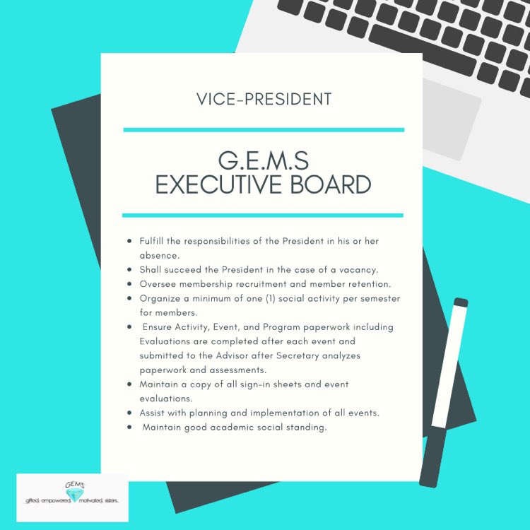 gems_ku's tweet photo. G.E.M.S is hiring for The Executive Board! If you are looking to get involved on campus, apply today! The link to apply is in our bio. If you have any questions, please contact the GEMS Advisory Council at kugems9@gmail.com https://t.co/n7v0ZIPBiy