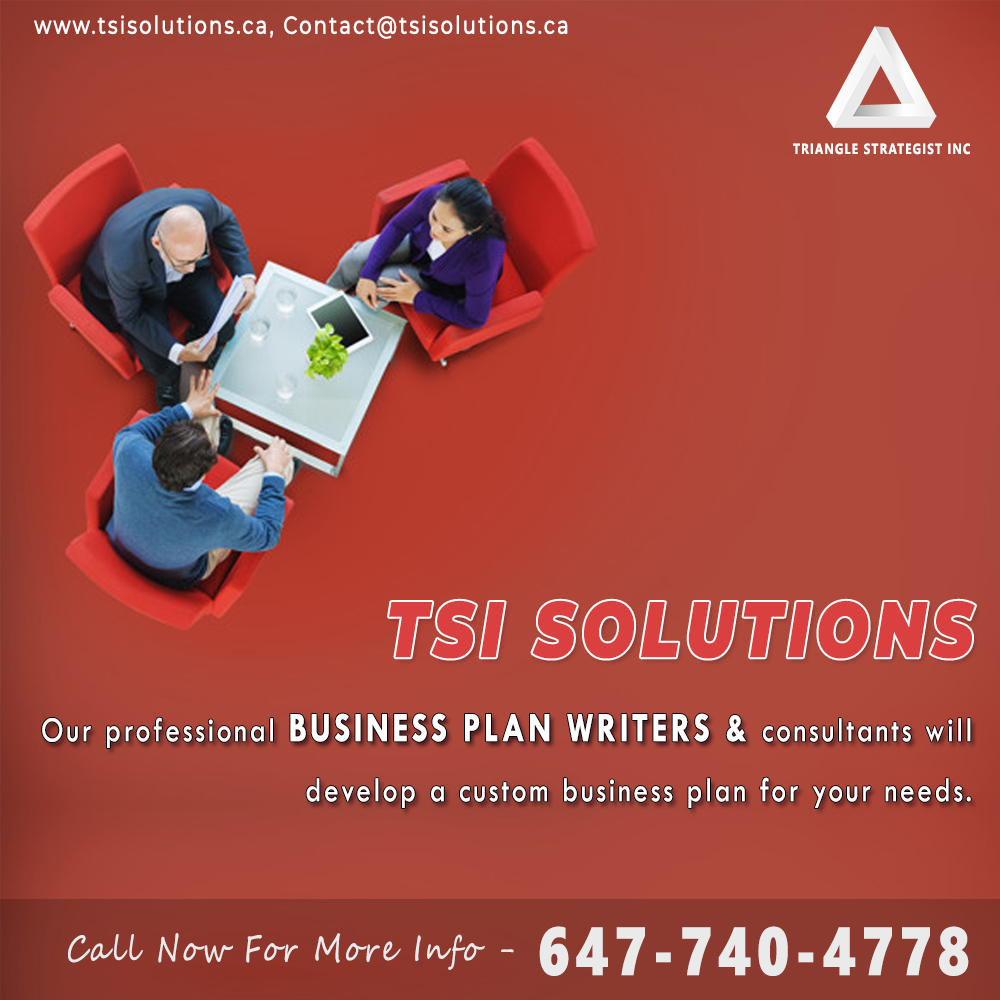 TSISolutionsca's tweet photo. We bet on our service quality and the sharp deadlines. The clarity in mind and transparency in action is the power of our business plans.

Contact@tsisolutions.ca
tsisolutionsca@gmail.com
https://t.co/IrFb1WyDdC
Call right now  647-740-4778 
#business #plans #consultant #writer https://t.co/p19JKw3pvk
