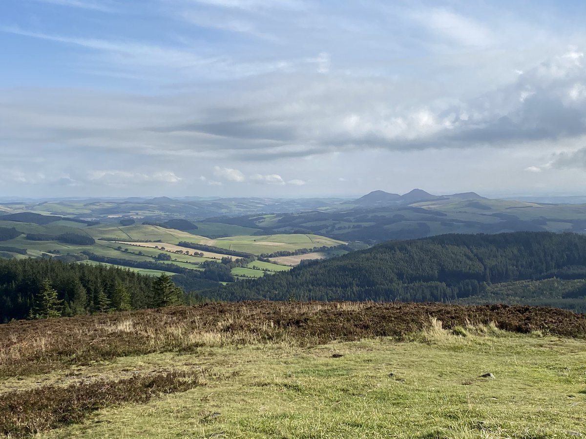shavenraspberry's tweet photo. A crisp autumn morning walk along the #southernuplandway to the #Threebrethren looking east towards the #eildonhills @townoftrails @ramblersscot @projecthawick #selkirk @TheHawickPaper @Walk_Borders @DenholmVillage #navigation #getoutside https://t.co/QFWqLxj9xW