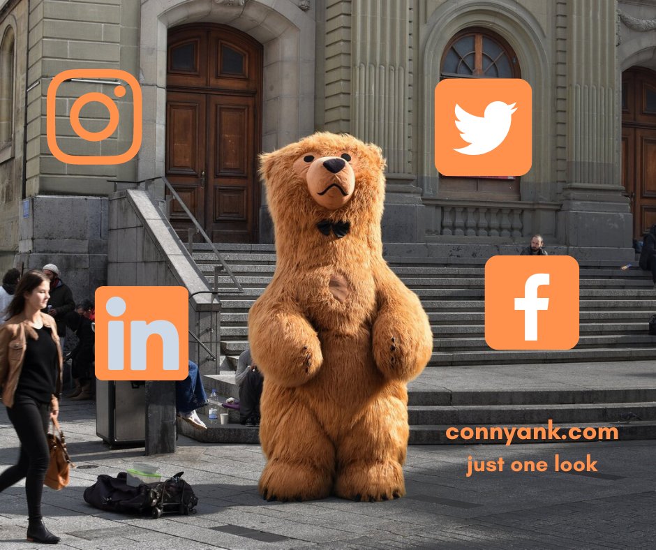 “We Bare it All” 
Social Media Campaigns – Email Marketing –
Holiday Promotions – Sales Management 
connyank.com 

#marketing #digitalmedia #sales #email #gmail #google 
#facebook #bare #naked #playboy #NY #CT #discover #CNBC #newbusiness #prospecting #gold #AI #SNL