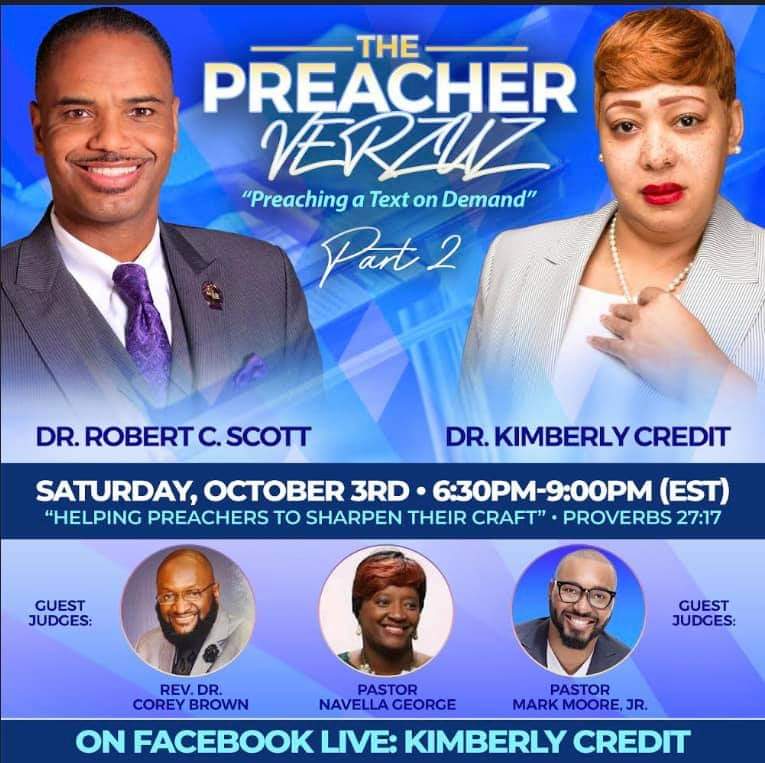 Did you miss the first Preacher Verzuz two weeks ago? Over 10k viewers. Join us this evening for a virtual fun fellowship where 20 preachers across the nation has accepted the challenge (not competition) to preach a text on DEMAND! Streaming from my FB page.