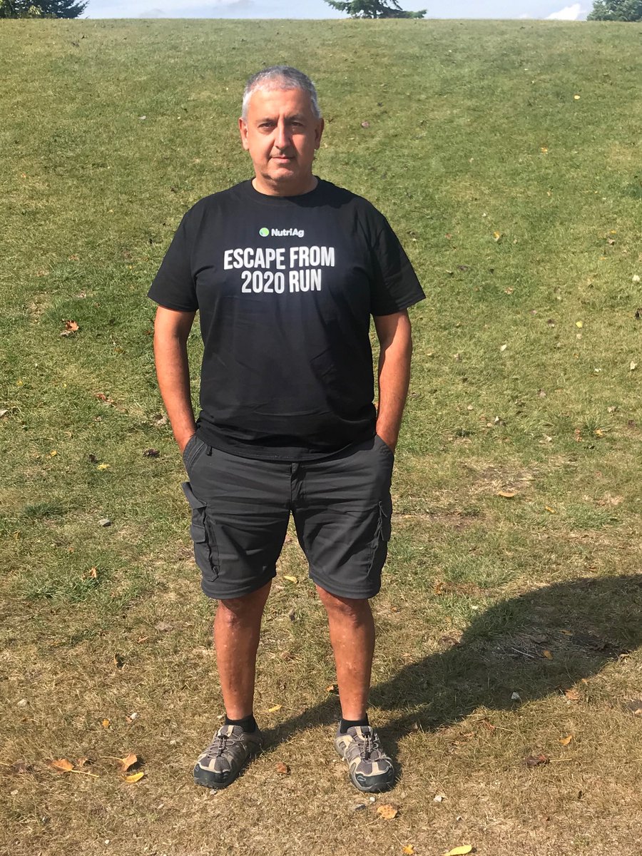 NutriagC's tweet photo. Some of the folks @Nutriag decided to do a virtual walk/run/ride  this weekend! The theme, not surprisingly, is #Escapefrom2020 https://t.co/GQJ3UT45kF
