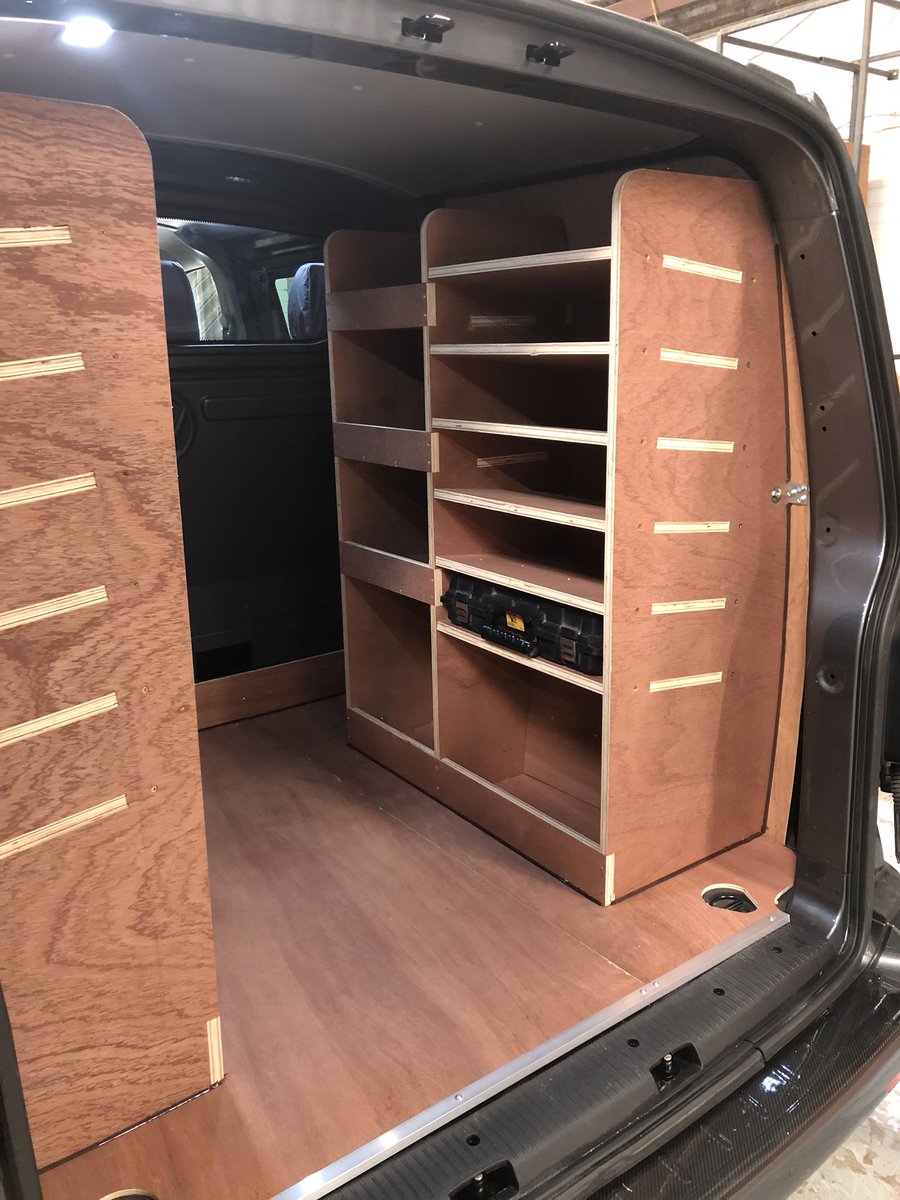 #Plylining #T5 #vwT5 #crewvan #Vanracking