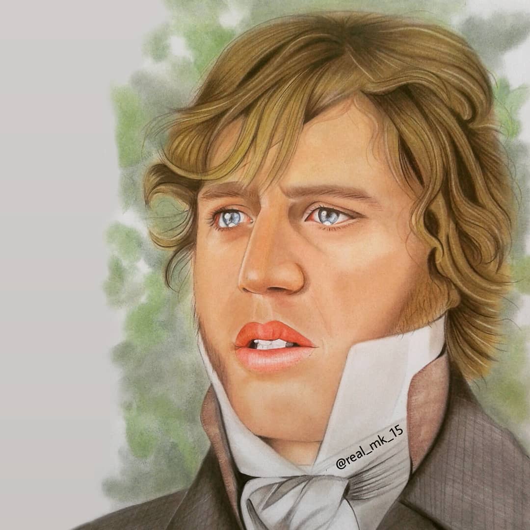 🍃Mr.Knightley 🍃... My Painting Of #johnnyflynn
#emma #emma2020