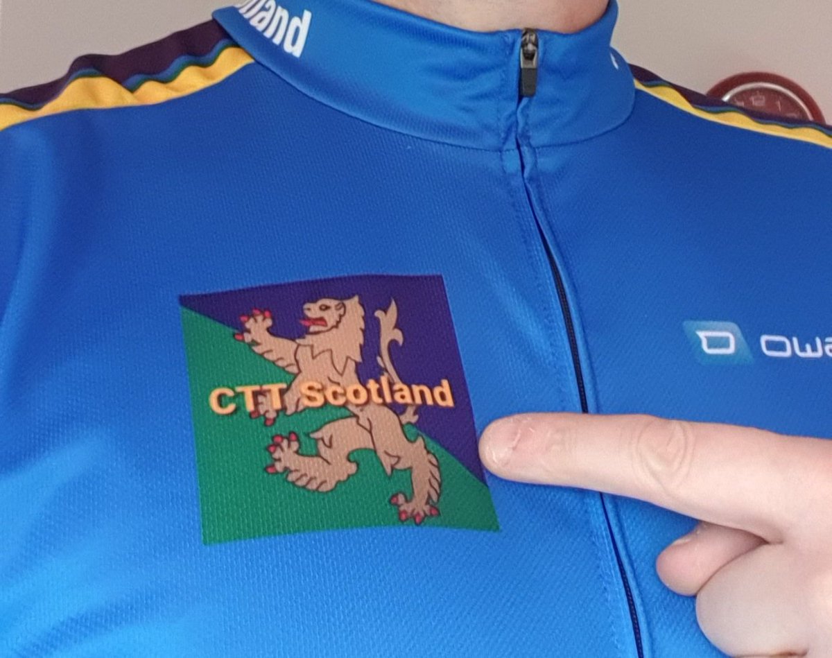 CTTScotland's tweet photo. New Cycle shirt arrived yesterday. Tried on today and happy what I see.  Wear with pride when on my bike. Got exactly what I designed.🚲 🇬🇧💂‍♂️👍 @Cttrsm51x @TSA1Hldrs @Fighting51st @HQCadetBranch https://t.co/4cioUCaUUb
