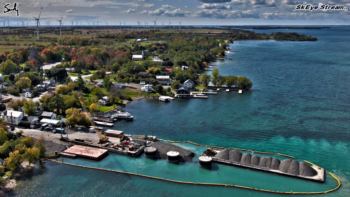 Today’s Wolfe Island ferry dock work. We will be following this project in coming months.   
#ygk #WolfeIsland #ferrydock