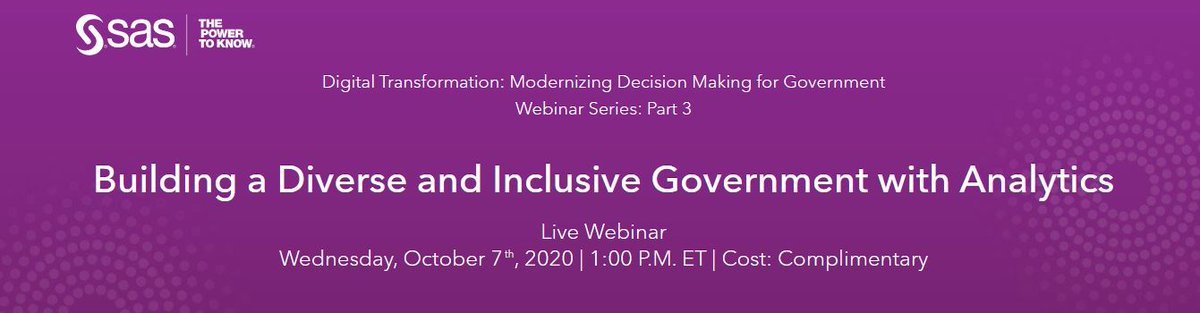 bnl_consulting's tweet photo. Mark your calendars! @SASsoftware has some great webinars coming up in the month of October. Here's a few that piqued our interest:
register for webinars here: https://t.co/IalNz11vIq
#powertoknow #ArtificialIntelligence #sasusers https://t.co/55GQuVBRWf