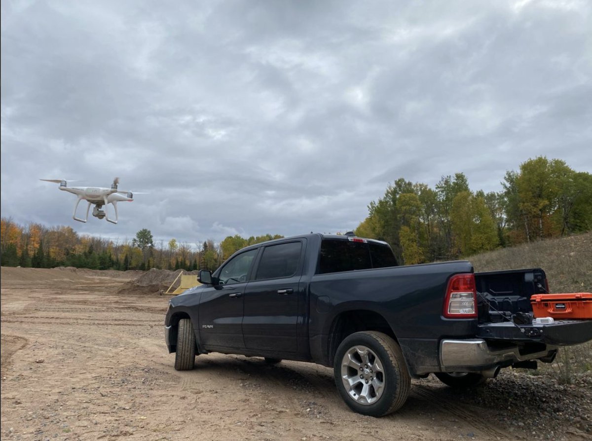 Dirt on the tires and drones in the air.

 That's how we roll.