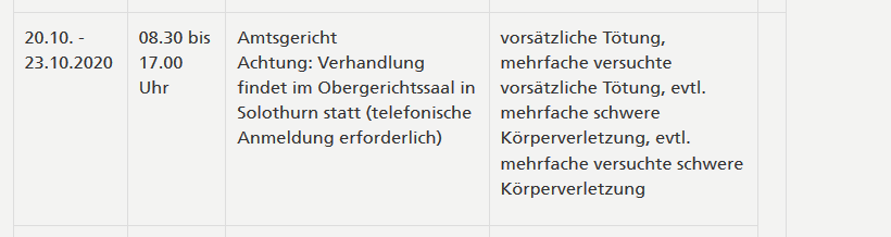 Dede71Mueller's tweet photo. "vorsätzliche Tötung" etc. mit #Tatort im #Schwarzbubenland ? [!]

vermute, ist Fall vom 14. März 2010 in #Metzerlen/SO - ein #CVP-Politiker wurde überfallen und starb; die Täterschaft ausländisch 
(und Fall nun im Oktober 2020 vor Gericht) ! [?]  

@Telebasel @Blickch https://t.co/HMC2OSiQQE
