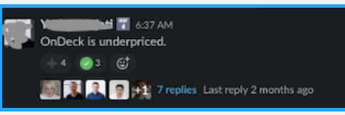 Living this example:  @beondeck "costs" more than all its competitors* in cash terms.But our Fellows constantly say we should charge more. Why?