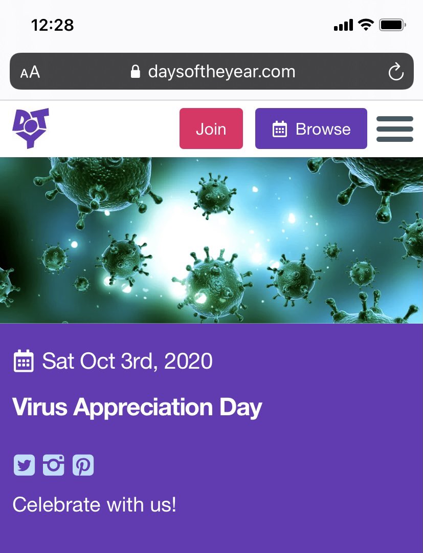 shanedafool's tweet image. Cheers to Virus Appreciation Day!
