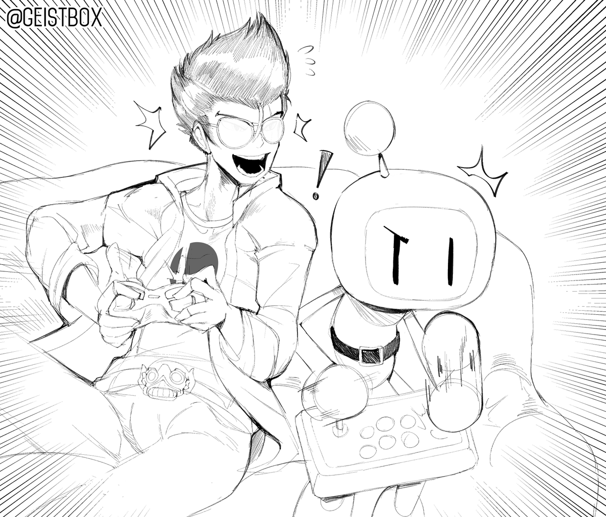 they hang out now @suda_51 #SmashBrosUltimate 