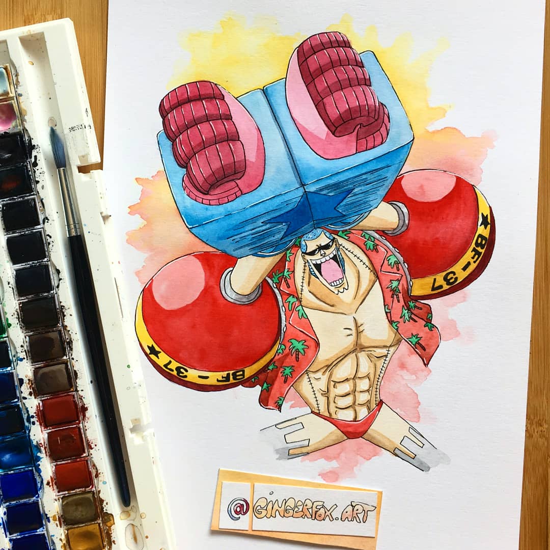 One Piece cards : Franky by Lily-Fu on DeviantArt