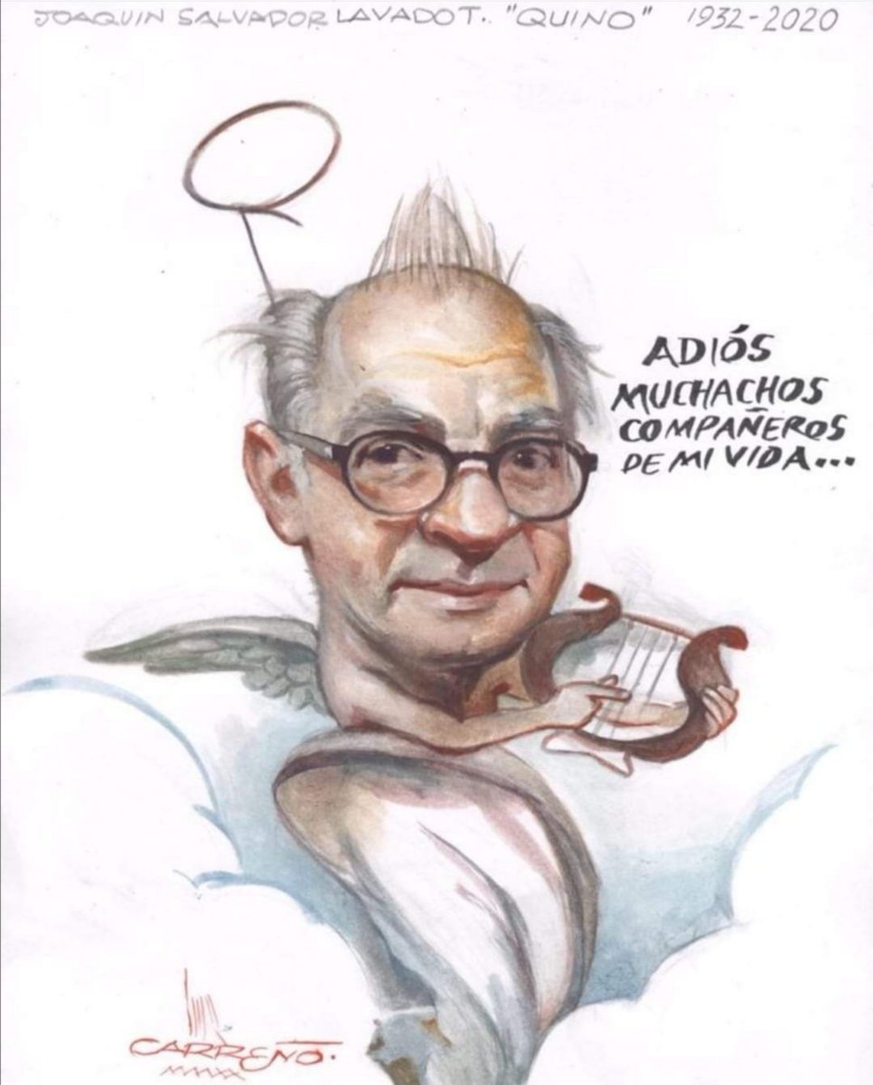 Eltiburon00's tweet photo. Quien encuentre a Mafalda en este bello dibujo, lo habrá entendido todo. El sutil tributo al maestro, del gran Carreño. https://t.co/guoBhuEFJU