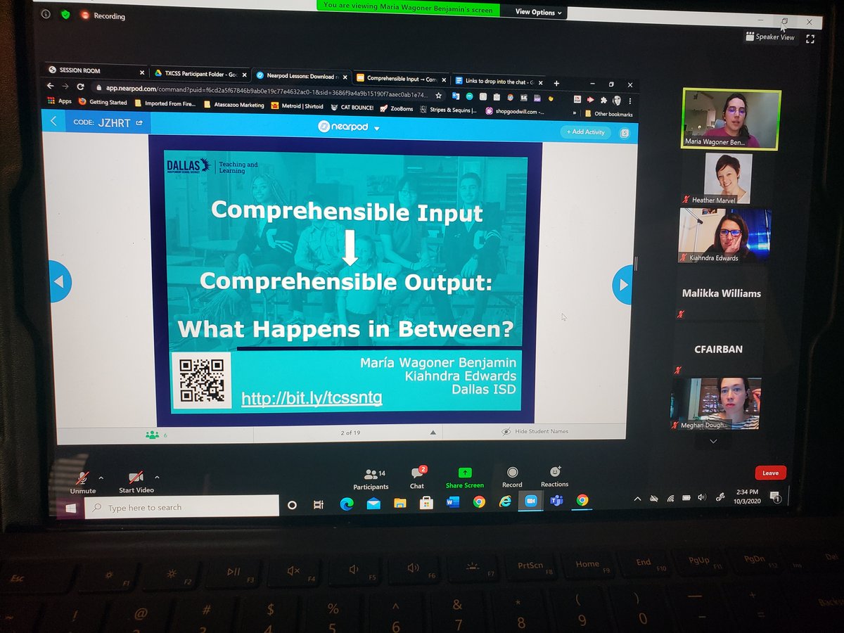 DISDSocStud's tweet photo. Another great session led by Dallas ISD SS Dept members during today's TXCSS Conference! @TxSocialStudies #TXCSS2020 @ArlenaGaynor https://t.co/K6igl1OKWl