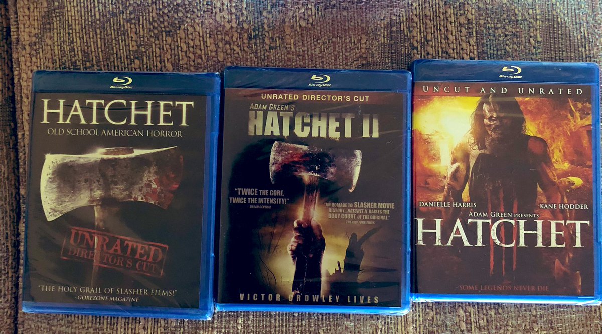 Chendango1's tweet photo. Time to start #Flytober horror series watch! #flyoverstateoffilm #HatchetSeries https://t.co/EFfFwMKZde