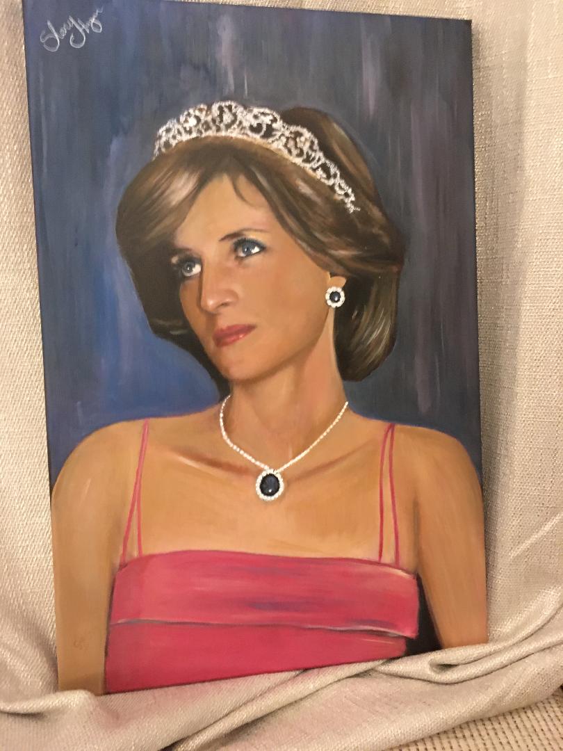 Check out artist Shany Hagan's amazing painting of Diana, Princess of Wales..... just finished this week. <a href="/ShanyHagan/">Shany Hagan</a>