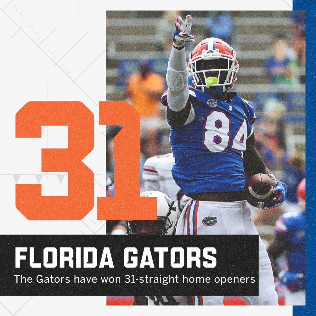 THIRTY. ONE. STRAIGHT.

<a href="/GatorsFB/">Florida Gators Football</a> 🤯