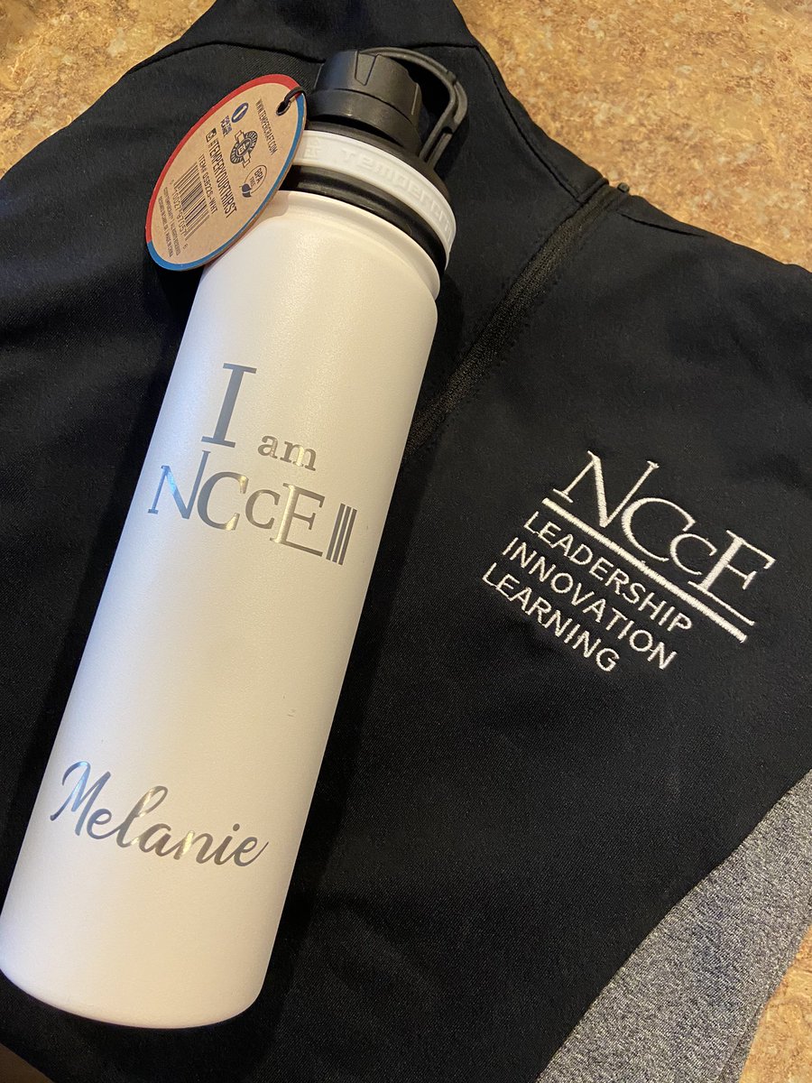 MrsMathTech1's tweet image. Loving my care package from NCCE for the virtual summit.  Will be wearing my new jacket and staying hydrating with me water bottle.  Love everything NCCE does for its trainers. #IamNCCE #GoTheDistance