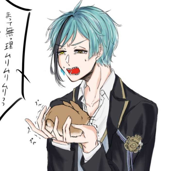 そういえばうちの子も小さい頃は両手の上に乗るサイズだったなって思い出して描いた🦈君
うちの子はもうおじいちゃんだけどね🐰 